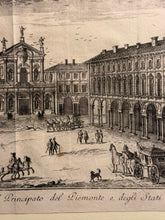 Charger l'image dans la galerie, La Piazza Regia di Turino, Capitale del Principato del Piemonte e degli Stati del Re di Sardegna