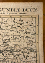 Carica l'immagine nel visualizzatore di Gallery, Galliae Regnum in omnes suas provincias accurate divisum ad usum serenissimum Burgundiae Ducis