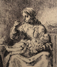 Carica l'immagine nel visualizzatore di Gallery, Jean François Millet (Gréville-Hague 1814-1875 Barbizon)