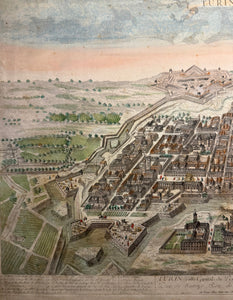 Veduta di Torino a volo d'uccello