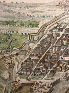 Veduta di Torino a volo d'uccello