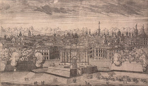 Veduta prospettica della Porta di Po