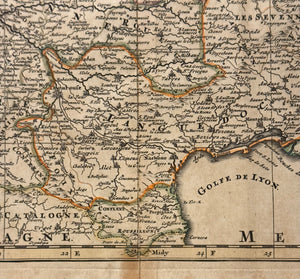 Galliae Regnum in omnes suas provincias accurate divisum ad usum serenissimum Burgundiae Ducis