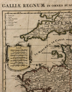 Galliae Regnum in omnes suas provincias accurate divisum ad usum serenissimum Burgundiae Ducis